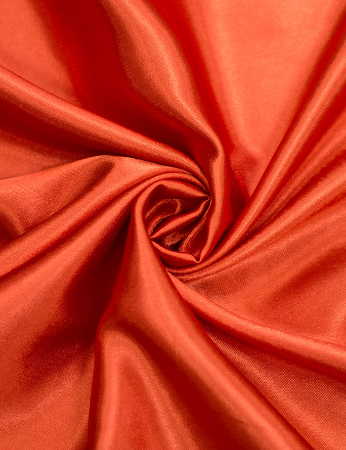 Ткань  Креп-сатин однотонный, карамель